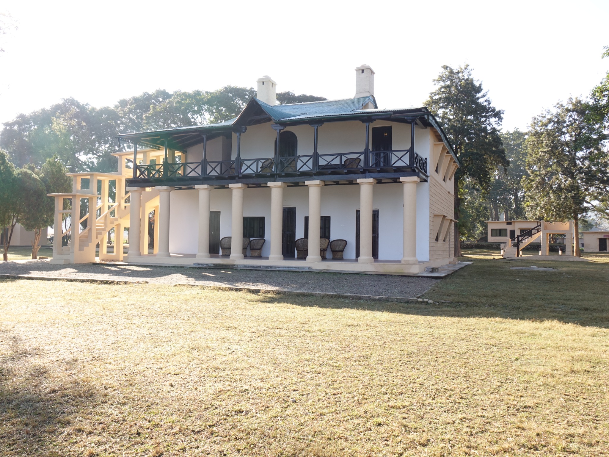 Dhikala Forest Rest House exterior view - representative image