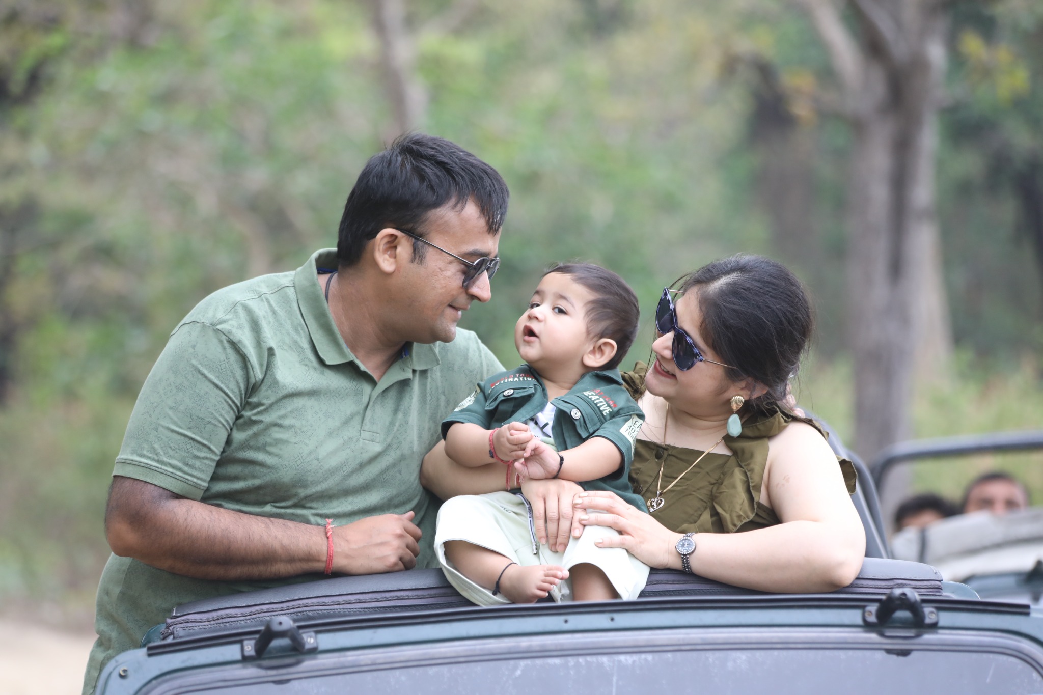 Jeep Safari in the Jim Corbett area