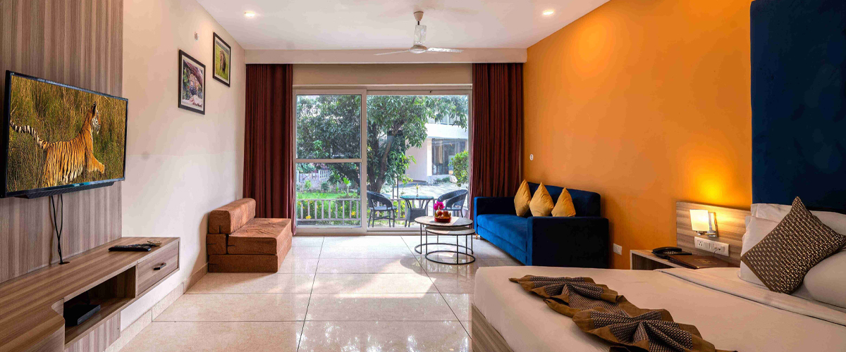 Swimming pool at Vow Resort Corbett