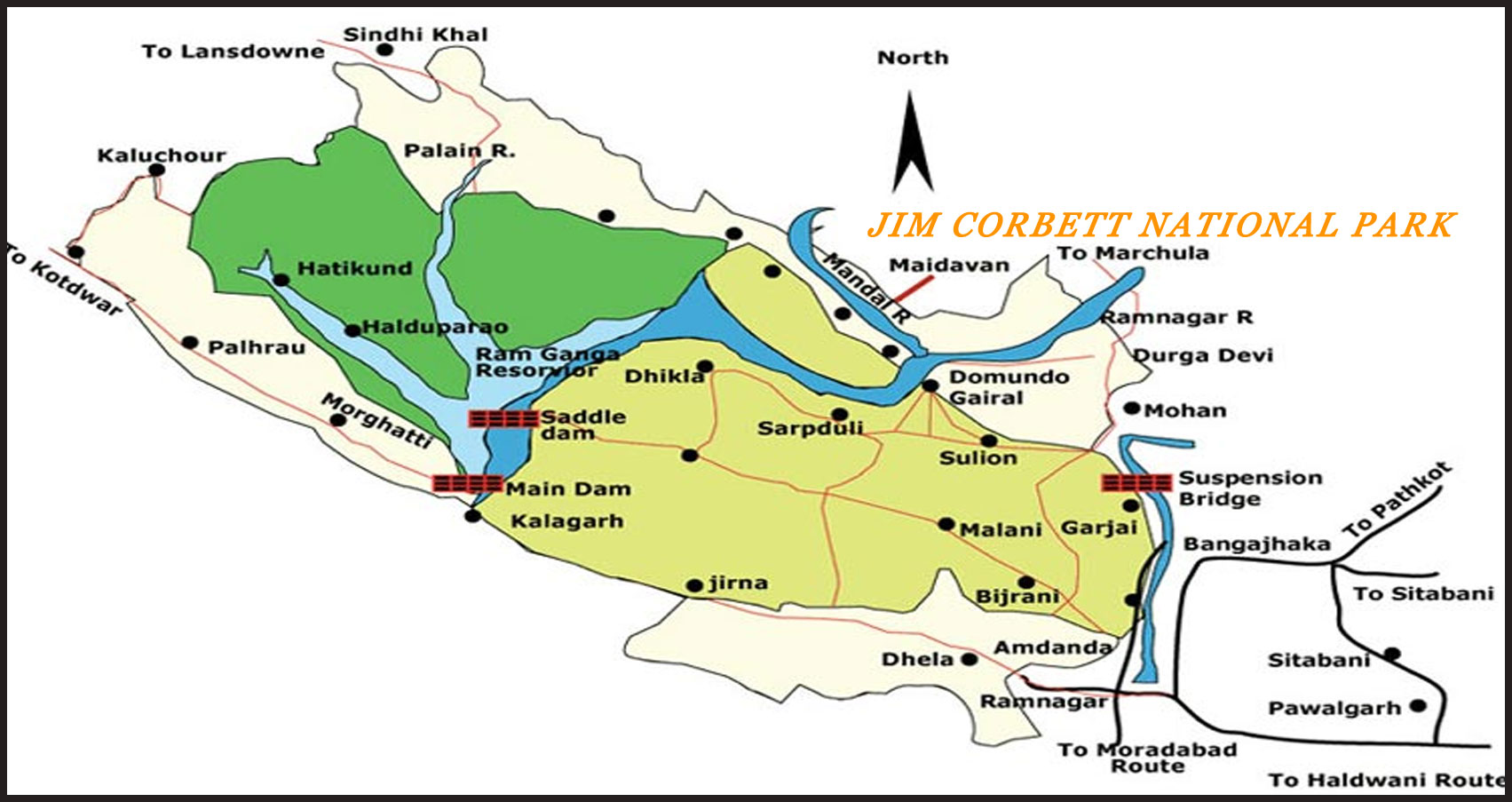 corbett map 